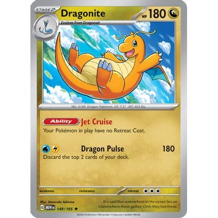 Dragonite 149 - SV Scarlet & Violet 151 Reverse Holofoil