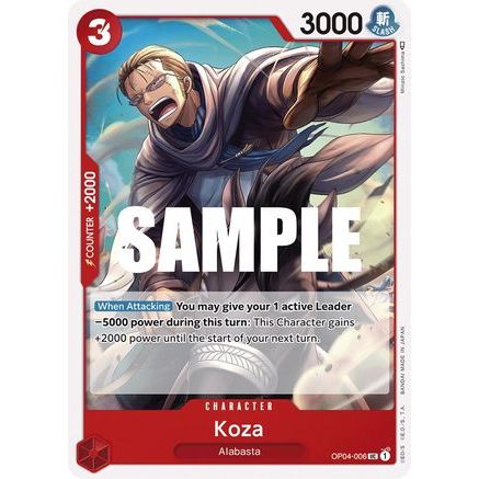 Koza (OP04-006) - Kingdoms of Intrigue