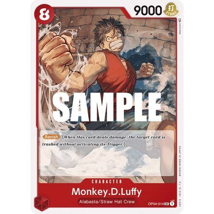 Monkey.D.Luffy (014) (OP04-014) - Kingdoms of Intrigue