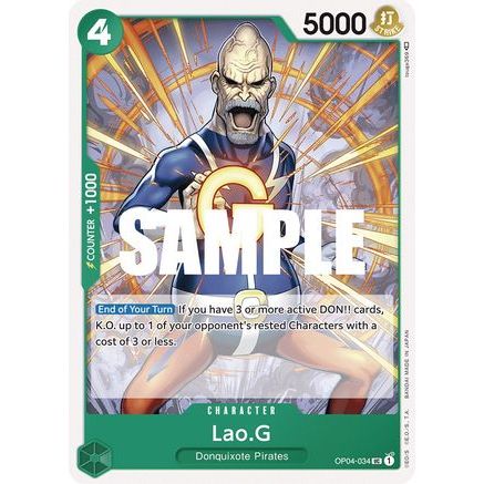 Lao.G (OP04-034) - Kingdoms of Intrigue