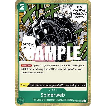 Spiderweb (OP04-035) - Kingdoms of Intrigue Foil
