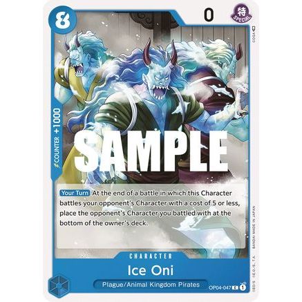 Ice Oni (OP04-047) - Kingdoms of Intrigue