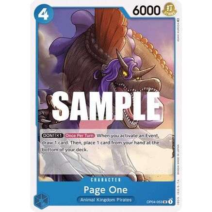 Page One (OP04-053) - Kingdoms of Intrigue