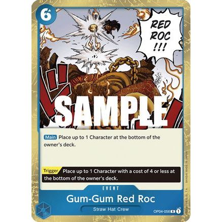 Gum-Gum Red Roc (OP04-056) - Kingdoms of Intrigue Foil