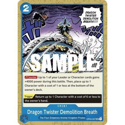 Dragon Twister Demolition Breath (OP04-057) - Kingdoms of Intrigue