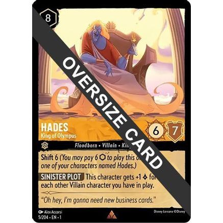 Hades - King of Olympus (Oversized) (5/204) - The First Chapter Cold Foil