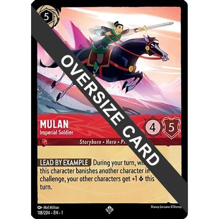 Mulan - Imperial Soldier (Oversized) (118/204) - The First Chapter Cold Foil