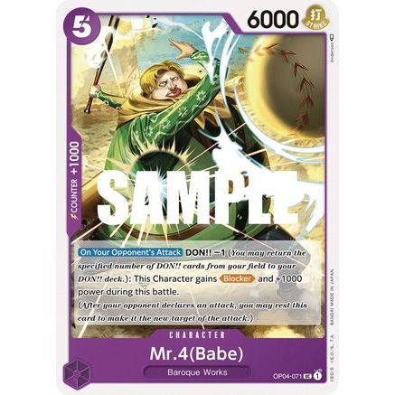 Mr.4 (Babe) (OP04-071) - Kingdoms of Intrigue