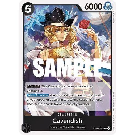 Cavendish (OP04-081) - Kingdoms of Intrigue Foil