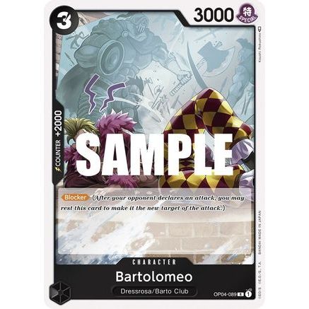 Bartolomeo (OP04-089) - Kingdoms of Intrigue Foil
