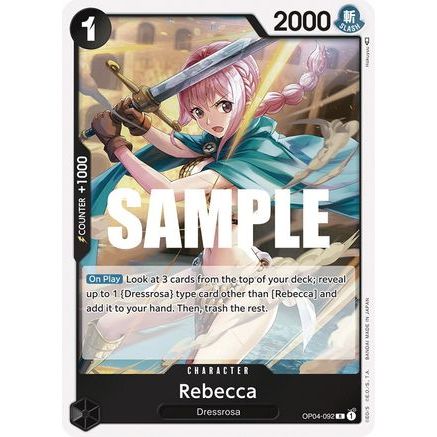 Rebecca (092) (OP04-092) - Kingdoms of Intrigue Foil