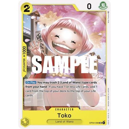 Toko (OP04-098) - Kingdoms of Intrigue