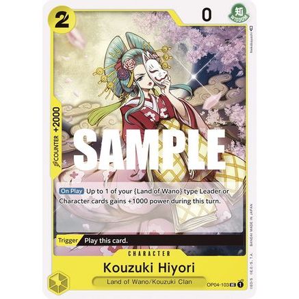 Kouzuki Hiyori (OP04-103) - Kingdoms of Intrigue