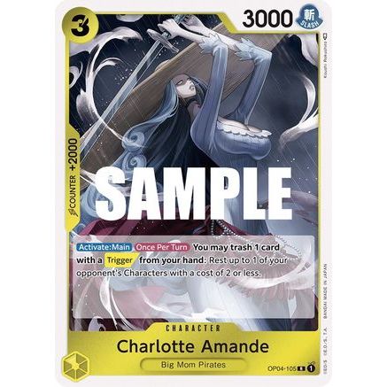 Charlotte Amande (OP04-105) - Kingdoms of Intrigue Foil