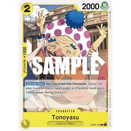 Tonoyasu (OP04-109) - Kingdoms of Intrigue