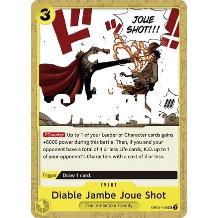 Diable Jambe Joue Shot (OP04-116) - Kingdoms of Intrigue