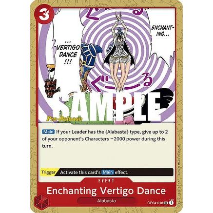Enchanting Vertigo Dance (OP04-018) - Kingdoms of Intrigue Pre-Release Cards