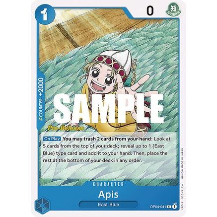 Apis (OP04-041) - Kingdoms of Intrigue Pre-Release Cards