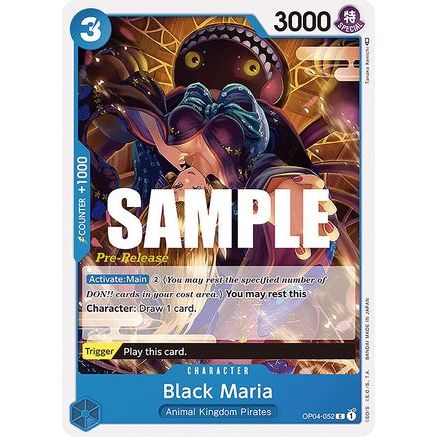 Black Maria (OP04-052) - Kingdoms of Intrigue Pre-Release Cards