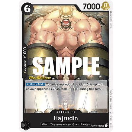 Hajrudin (OP04-088) - Kingdoms of Intrigue Pre-Release Cards