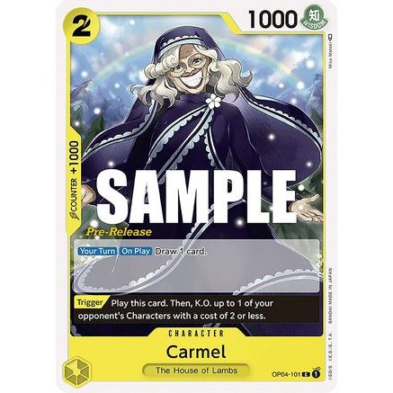 Carmel (OP04-101) - Kingdoms of Intrigue Pre-Release Cards
