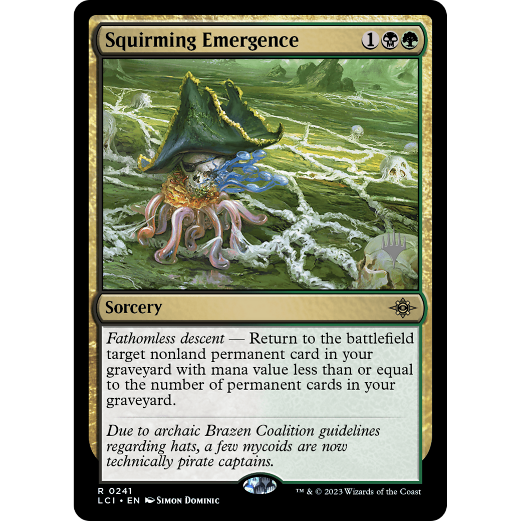Squirming Emergence (PPLCI-241P) - The Lost Caverns of Ixalan Promos