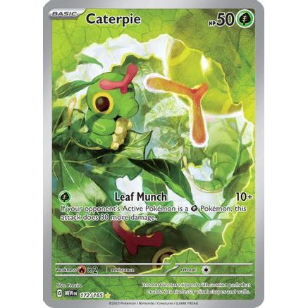 Caterpie - 172/165 172 - SV Scarlet & Violet 151 Holofoil