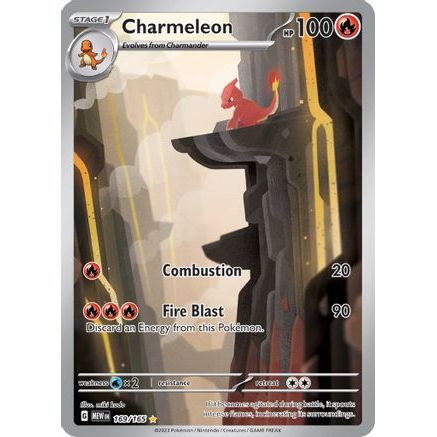 Charmeleon - 169/165 169 - SV Scarlet & Violet 151 Holofoil