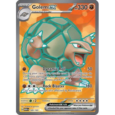 Golem ex - 189/165 189 - SV Scarlet & Violet 151 Holofoil
