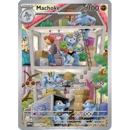 Machoke - 177/165 177 - SV Scarlet & Violet 151 Holofoil