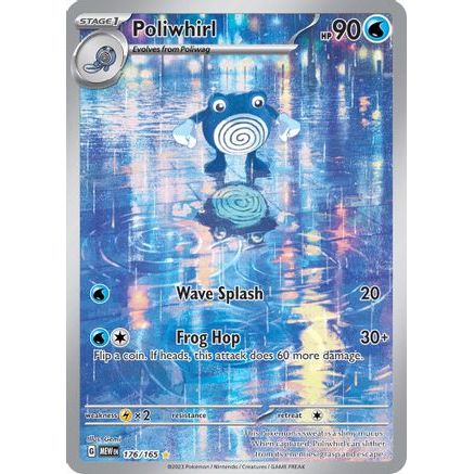 Poliwhirl - 176/165 176 - SV Scarlet & Violet 151 Holofoil