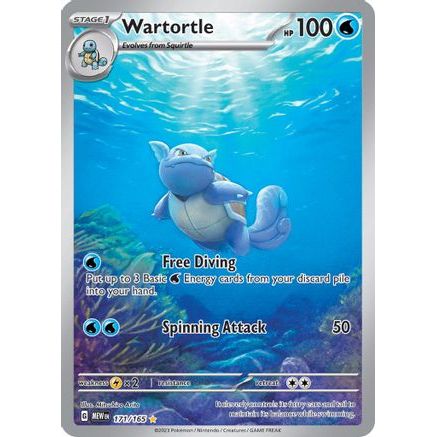 Wartortle - 171/165 171 - SV Scarlet & Violet 151 Holofoil