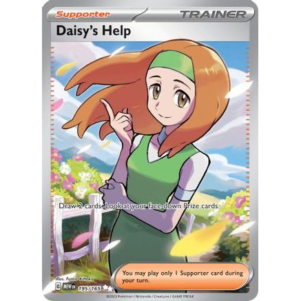 Daisy's Help - 195/165 195 - SV Scarlet & Violet 151 Holofoil