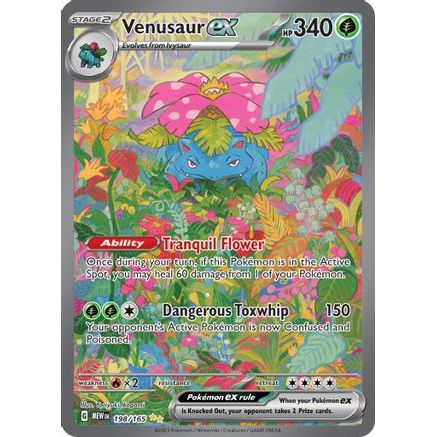 Venusaur ex - 198/165 198 - SV Scarlet & Violet 151 Holofoil