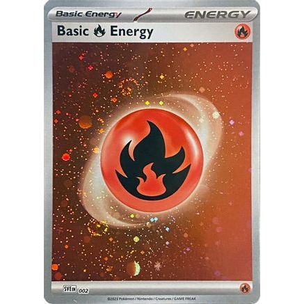 Basic Fire Energy (Cosmos Holo) 2 - SV01 Scarlet & Violet Base Set Holofoil