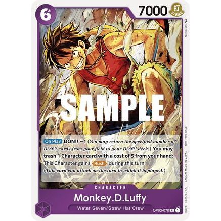 Monkey.D.Luffy (Dash Pack) (OP03-070) - Kingdoms of Intrigue Foil