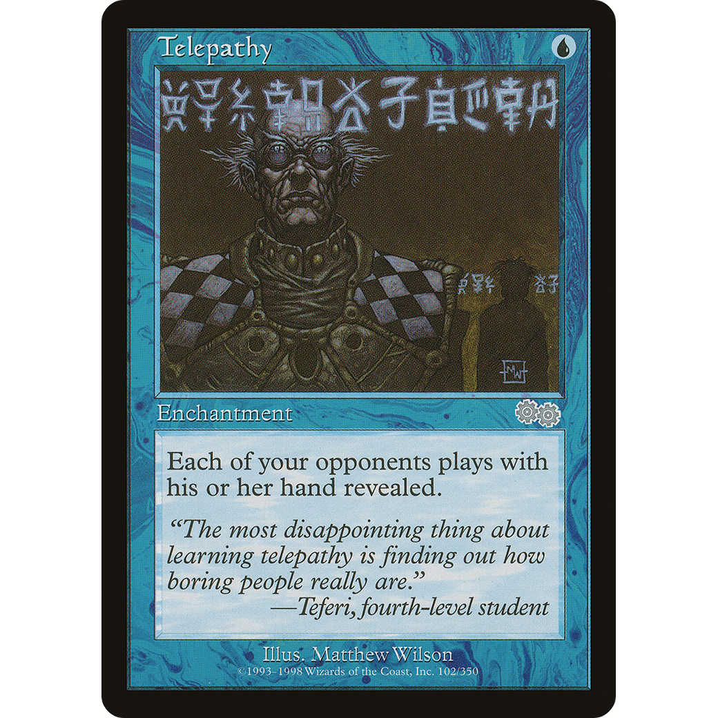 Telepathy (USG-102) - Urza's Saga