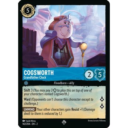 Cogsworth - Grandfather Clock (142/204) - Rise of the Floodborn Cold Foil
