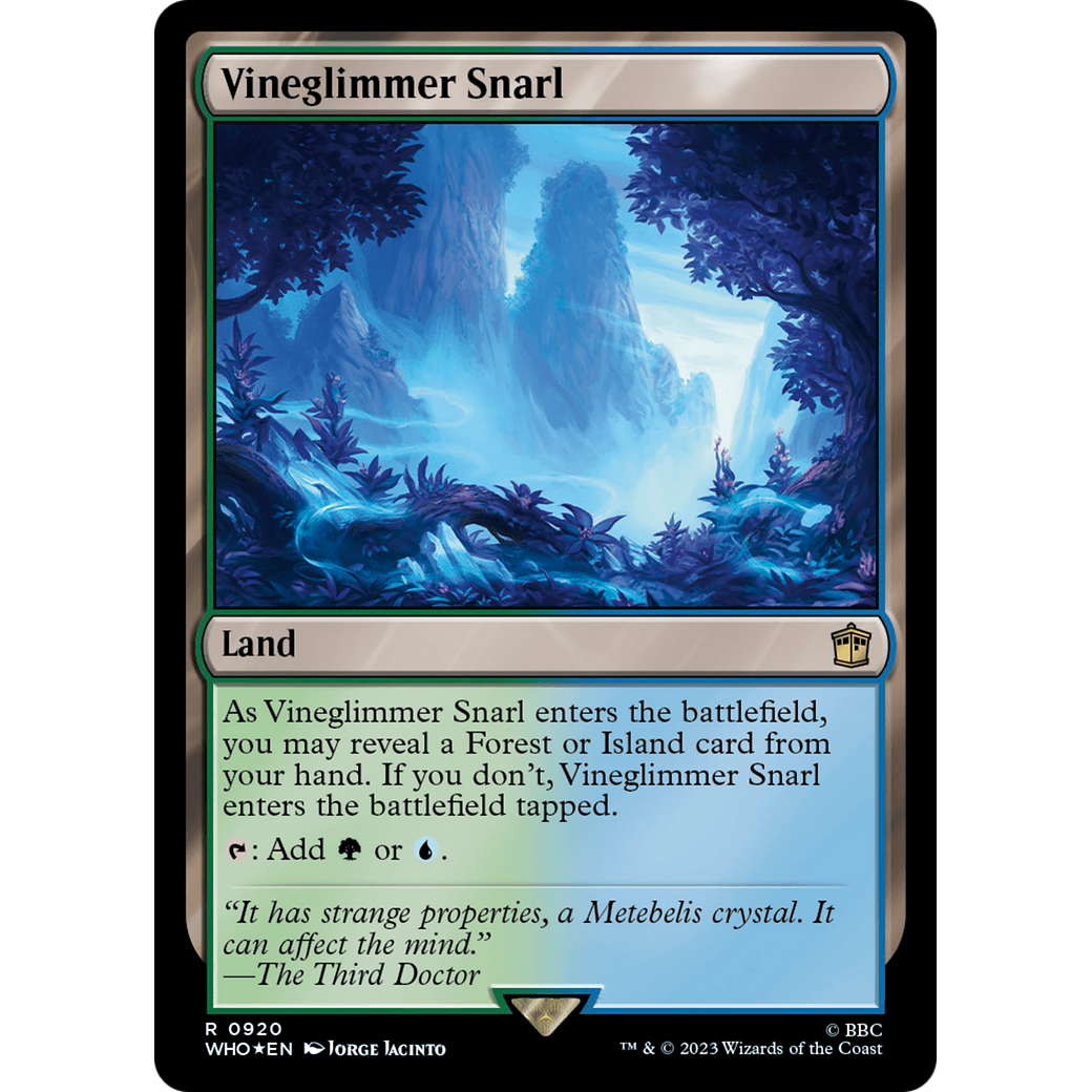 Vineglimmer Snarl (Surge Foil) (WHO-920) - Doctor Who Foil