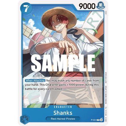 Shanks (Sealed Battle Kit Vol. 1) (P-051) - One Piece Promotion Cards