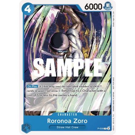 Roronoa Zoro (Sealed Battle Kit Vol. 1) (P-056) - One Piece Promotion Cards