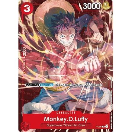 Monkey.D.Luffy - P-006 (Retail Promo) (P-006) - One Piece Promotion Cards