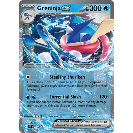 Greninja ex - 054 54 - SV Scarlet & Violet Promo Cards Holofoil