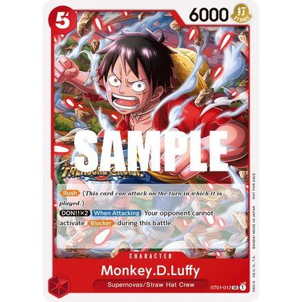 Monkey.D.Luffy (Tournament Pack Vol. 5) (ST01-012) - One Piece Promotion Cards