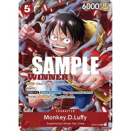 Monkey.D.Luffy (Winner Pack Vol. 5) (ST01-012) - One Piece Promotion Cards Foil