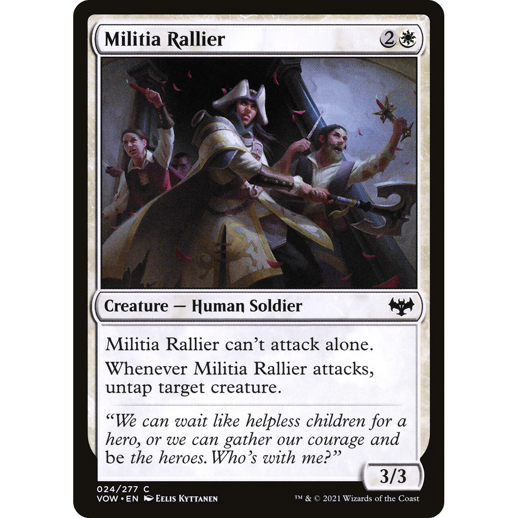 Militia Rallier (VOW-024) - Innistrad: Crimson Vow Foil