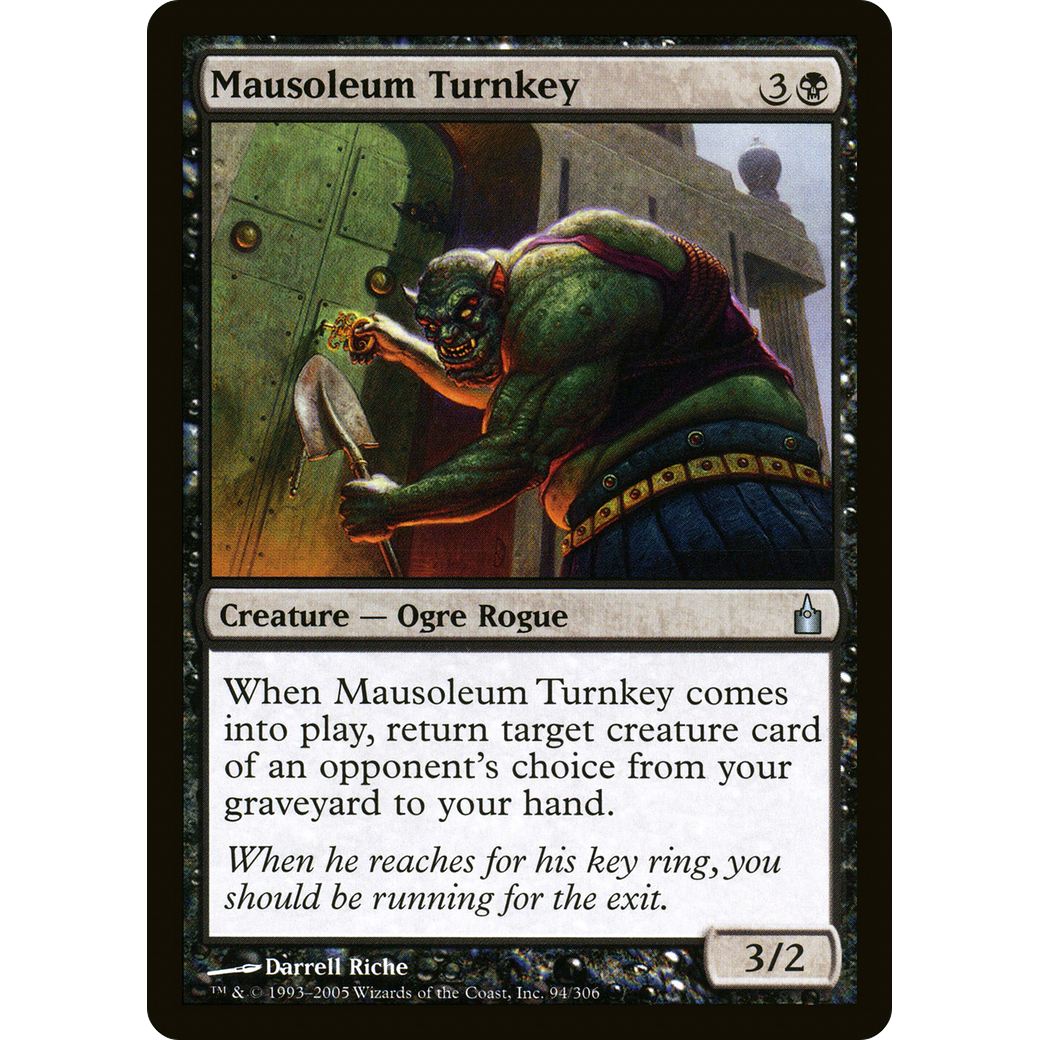 Mausoleum Turnkey (RAV-094) - Ravnica: City of Guilds Foil