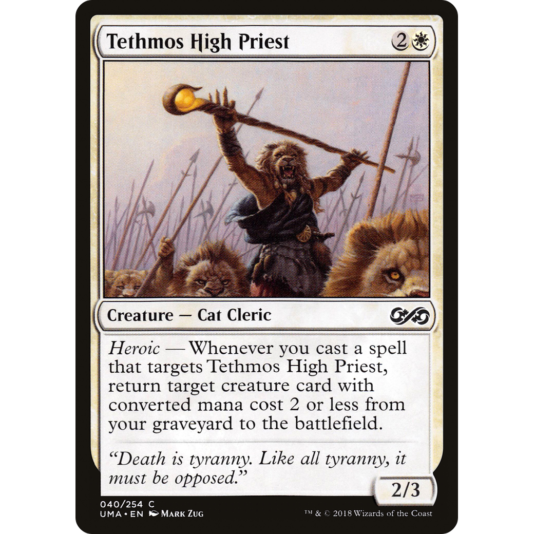 Tethmos High Priest (UMA-040) - Ultimate Masters
