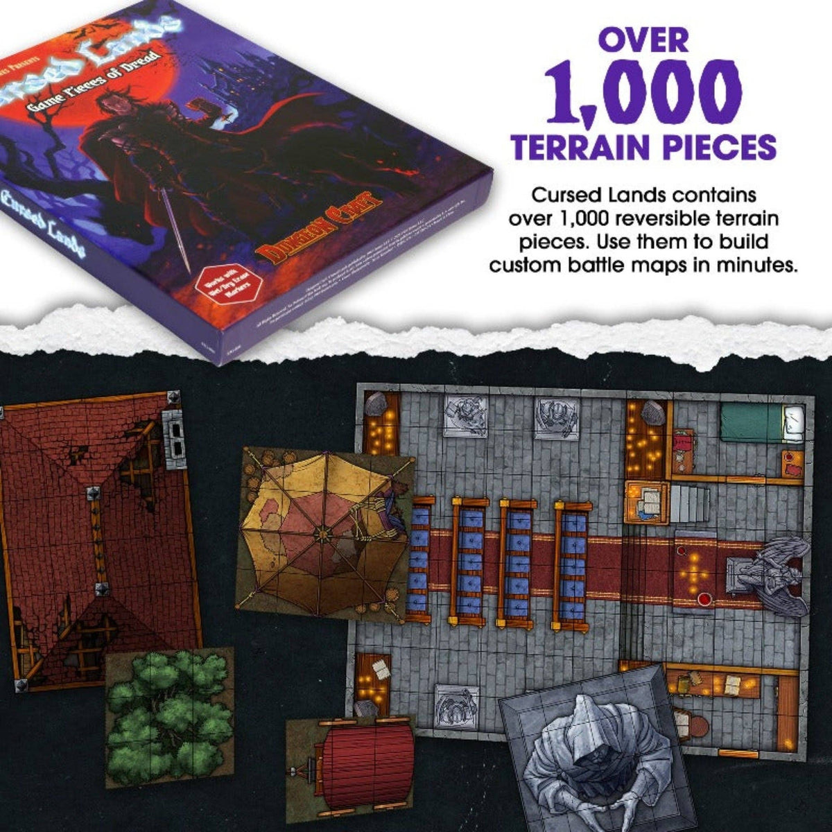 Dungeon Craft: Cursed Lands - 2D RPG Terrain