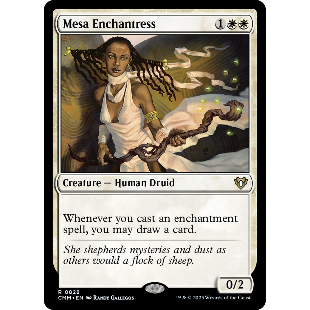 Mesa Enchantress (CMM-828) - Commander Masters